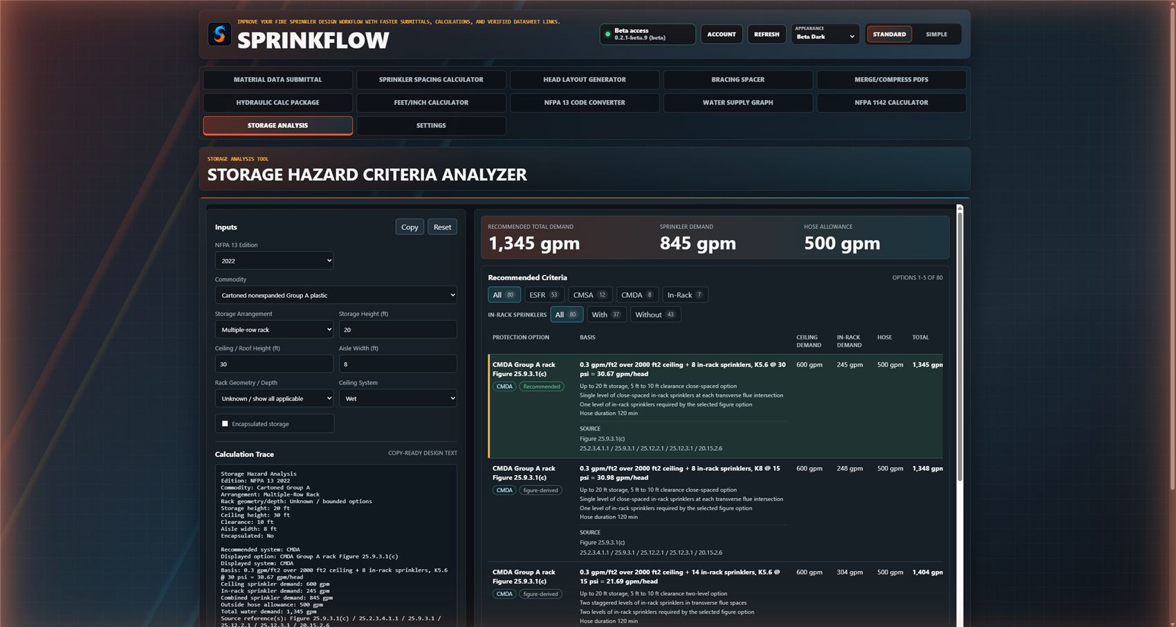 SprinkFlow design tools